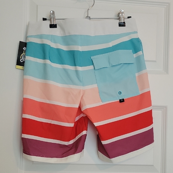 Art Class Multicolor Striped Shorts - Picture 3 of 4